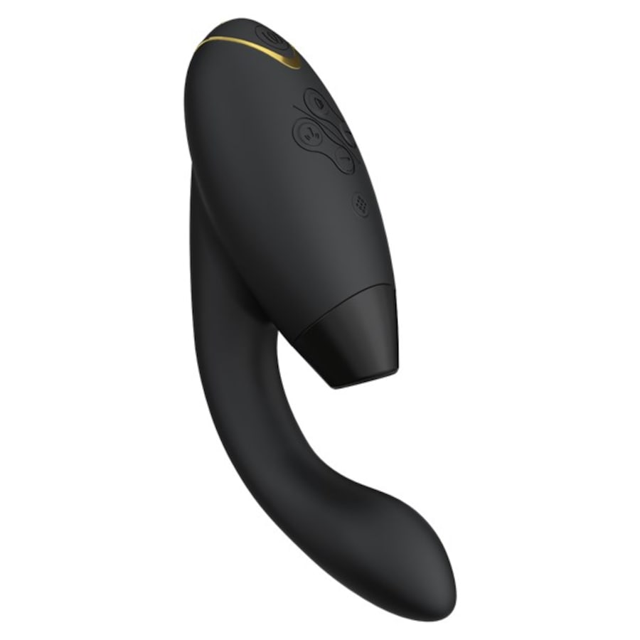 Duo 2 Luxuriöser Dual Stimulator Mit Pleasure Air Technologie Für Die Klitoris Und Vibration Für Den G-Punkt Black Von Womanizer