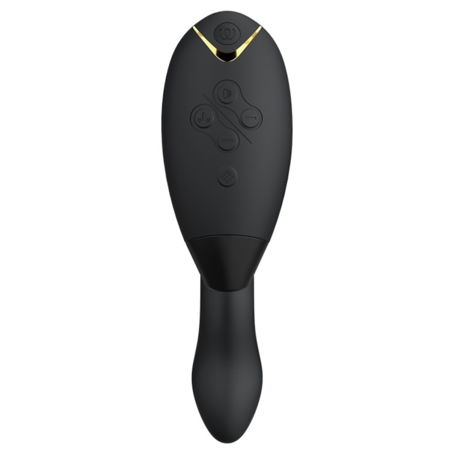 Duo 2 Luxuriöser Dual Stimulator Mit Pleasure Air Technologie Für Die Klitoris Und Vibration Für Den G-Punkt Black Von Womanizer