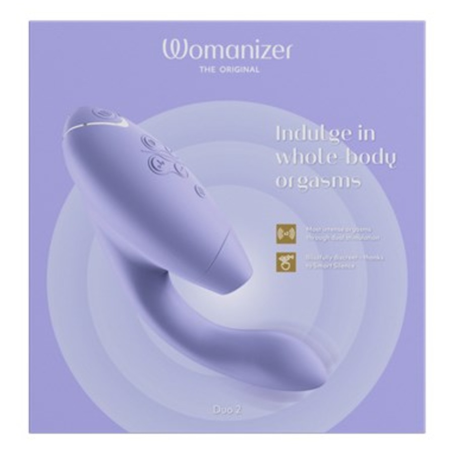 Duo 2 Luxuriöser Dual Stimulator Mit Pleasure Air Technologie Für Die Klitoris Und Vibration Für Den G-Punkt Lilac Von Womanizer