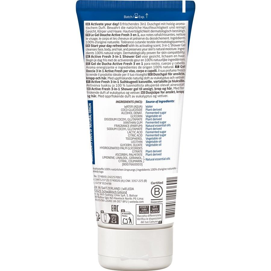 Duschgel For Men Active Fresh 3in1 Shower Gel Von Weleda