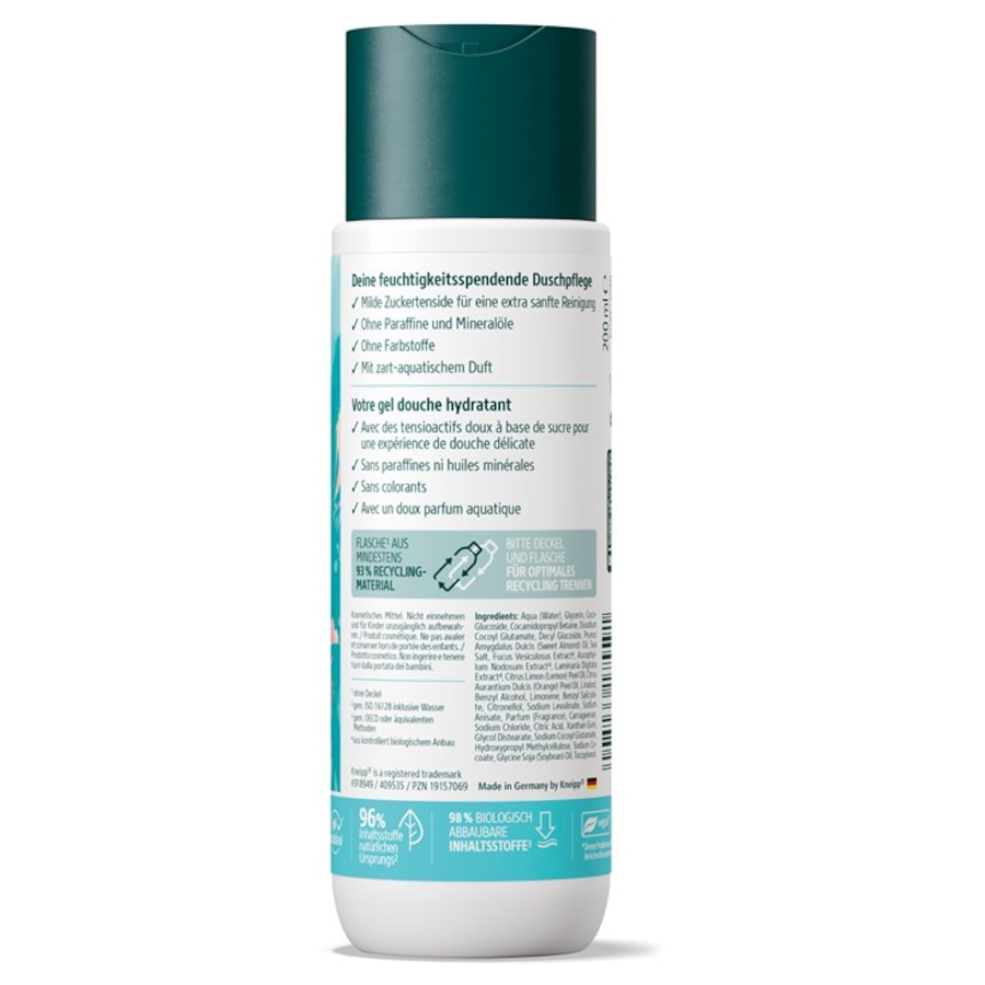 Duschpflege Clean Beauty Hydro-Pflegedusche Bio Alge & Meersalz Von Kneipp