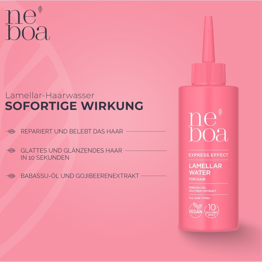 Express Effect Lamellar Water For Hair Von Neboa