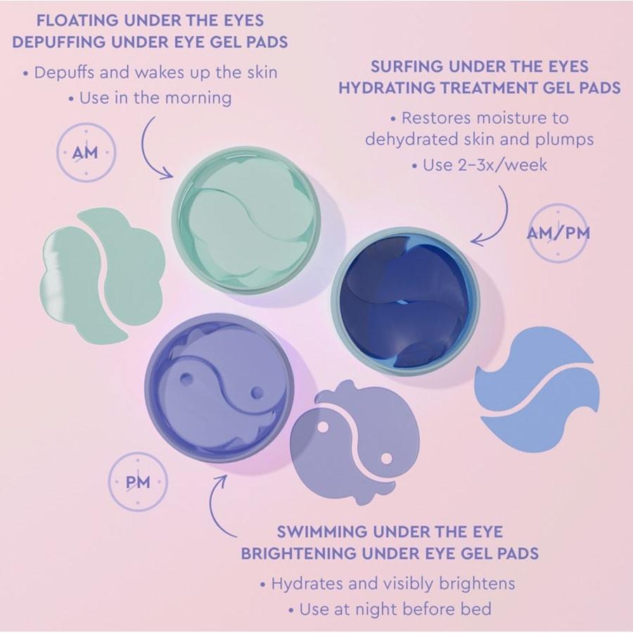 Eyes & Lips Floating Under The Eyes Depuffing Eye Gel Pads Von Florence By Mills