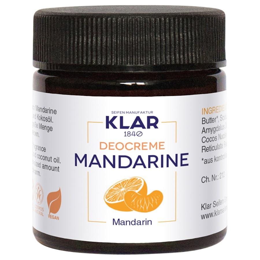 Feste Deocreme Mandarine von Klar Seifen