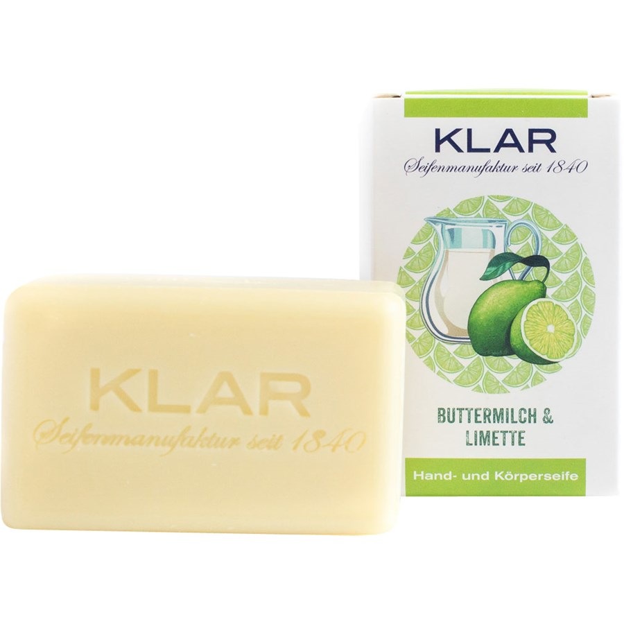 Feste Seifen Buttermilch + Limettenseife von Klar Seifen