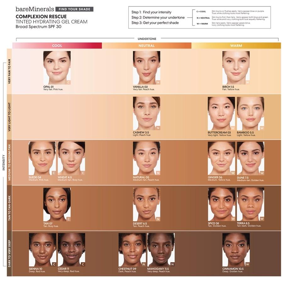 Foundation Tinted Hydrating Gel Cream Complexion Rescue Von BareMinerals