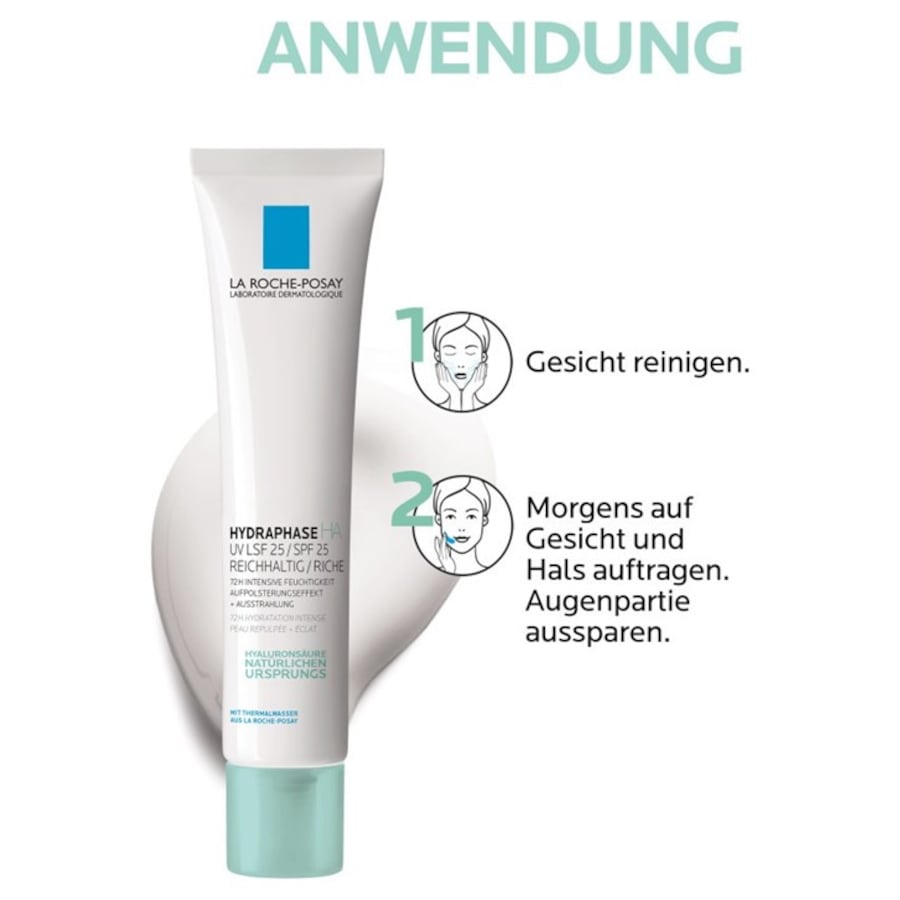 Gesichtspflege Hydraphase HA UV Reichhaltig Von La Roche Posay