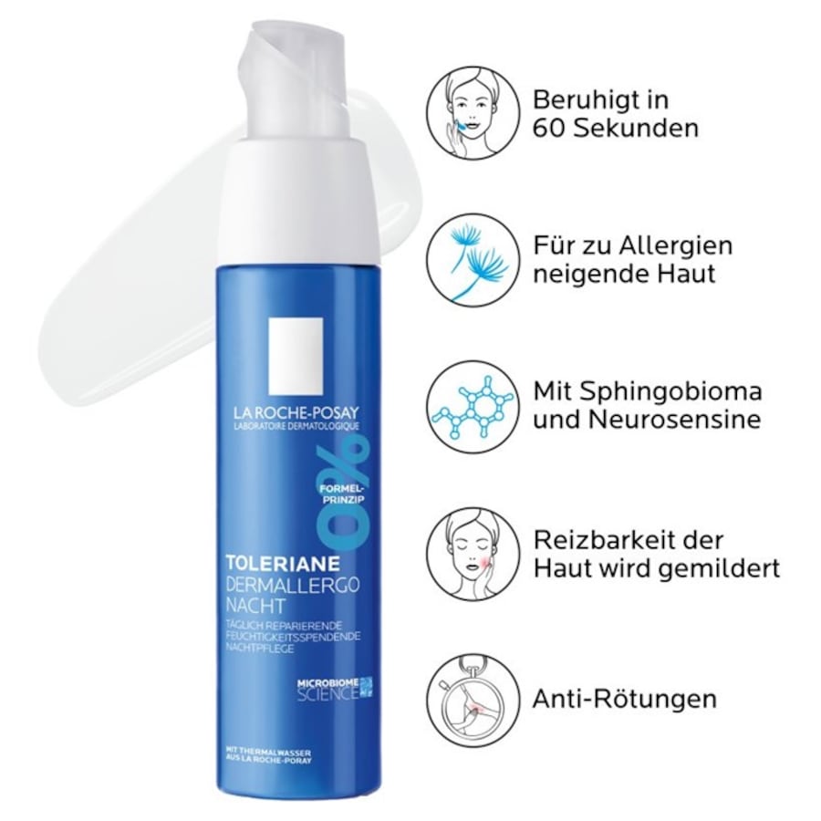 Gesichtspflege Toleriane Dermallergo Nacht Von La Roche Posay