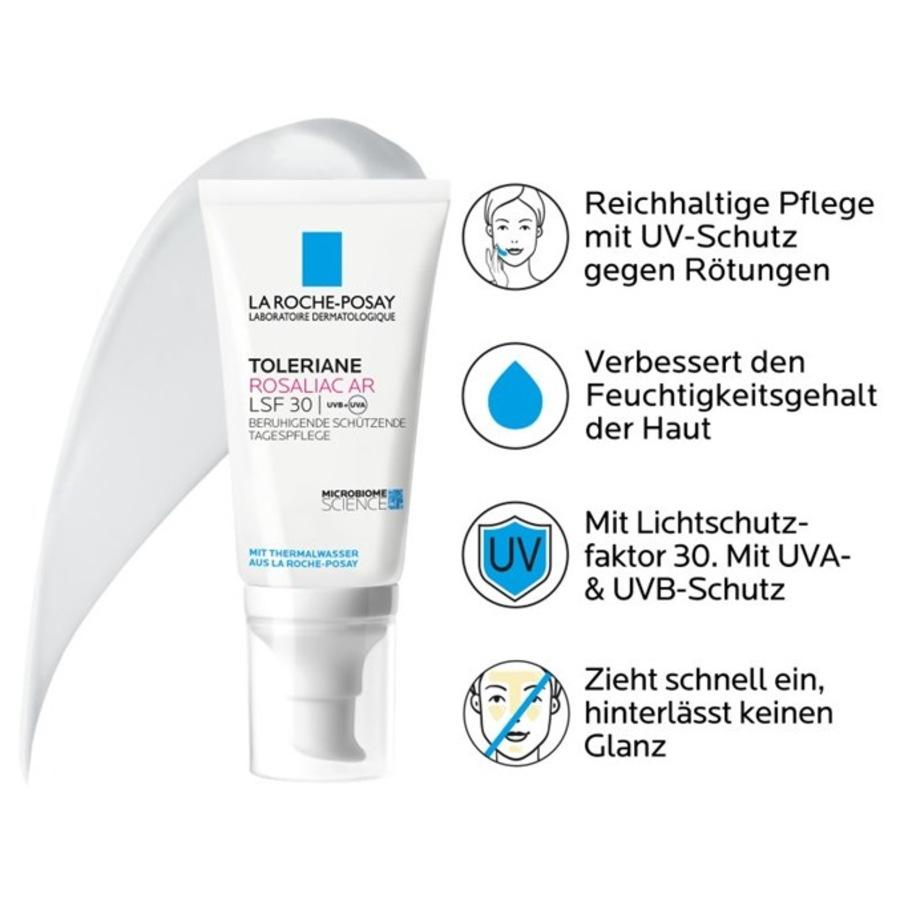 Gesichtspflege Toleriane Rosaliac AR LSF 30 Von La Roche Posay