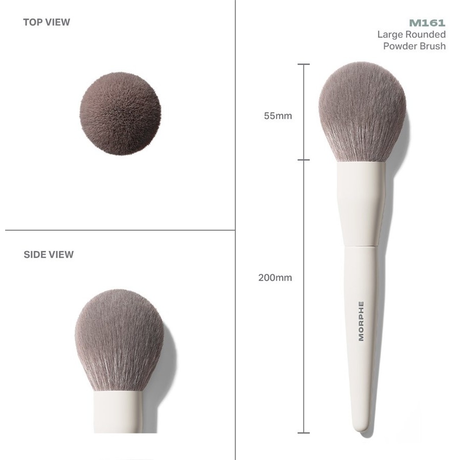 Gesichtspinsel M161 Large Rounded Powder Brush Von Morphe
