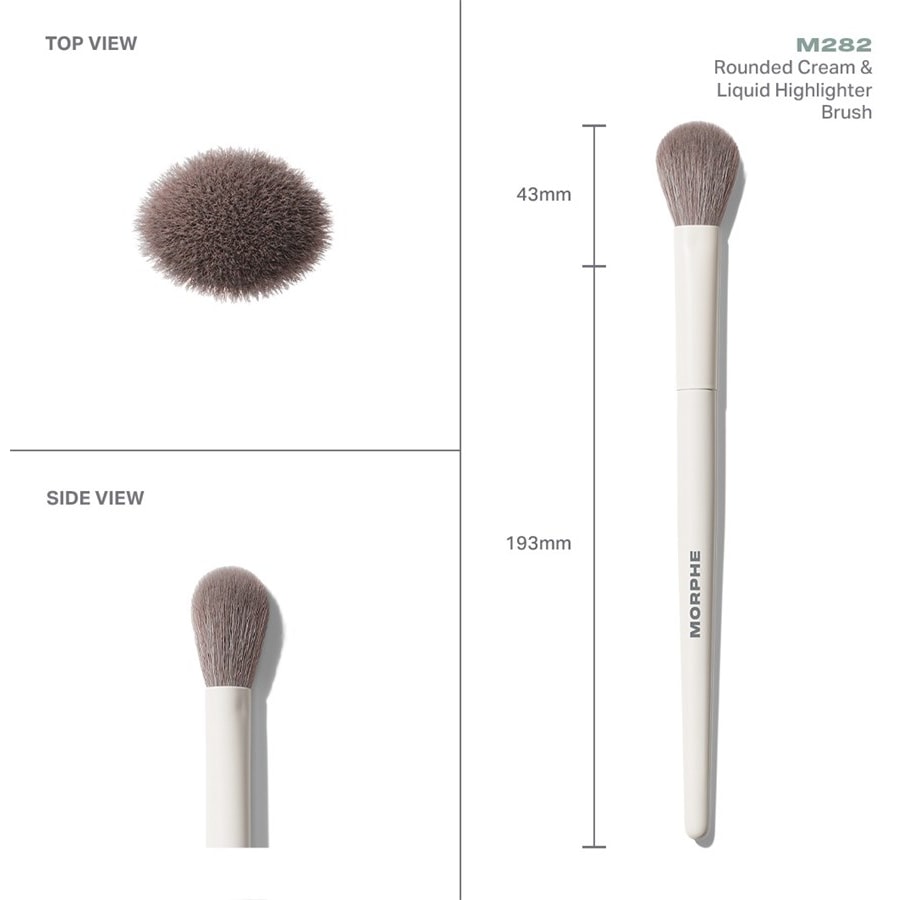 Gesichtspinsel M282 Rounded Cream & Liquid Highlight Brush Von Morphe ❤️ Online Kaufen