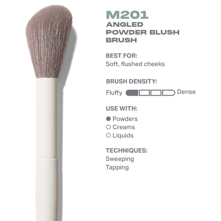 Gesichtspinsel-Sets M201 Angled Powder Blush Brush Von Morphe ❤️ Online Kaufen