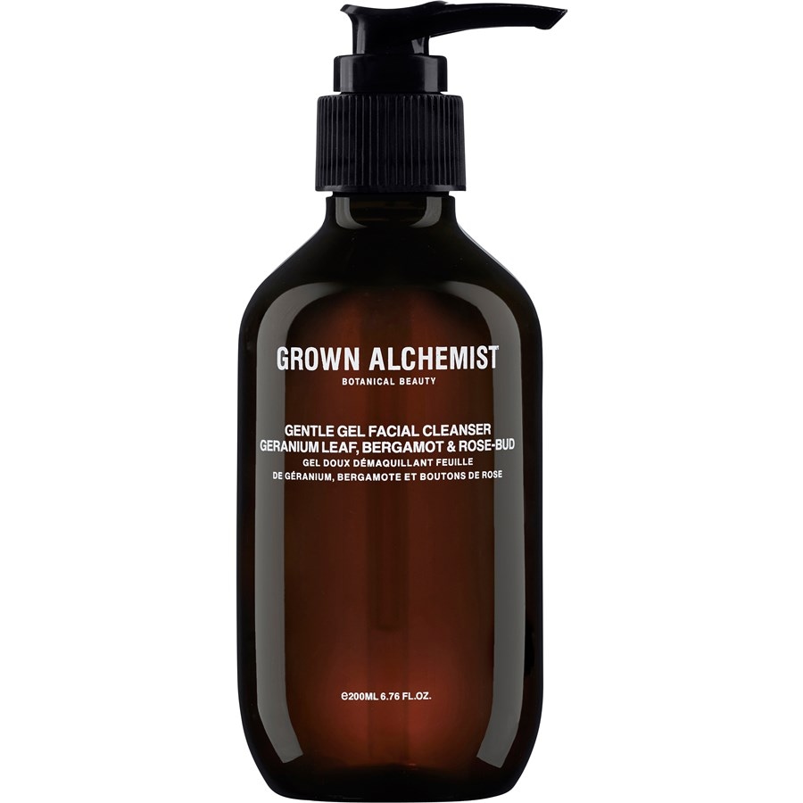 Grown Alchemist Gentle Gel Facial Cleanser Geranium Leaf Bergamot & Rose-Bud