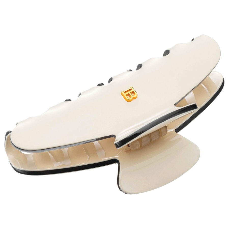 Haarklammern Cellulose Acetate Pince White Von Balmain Hair Couture