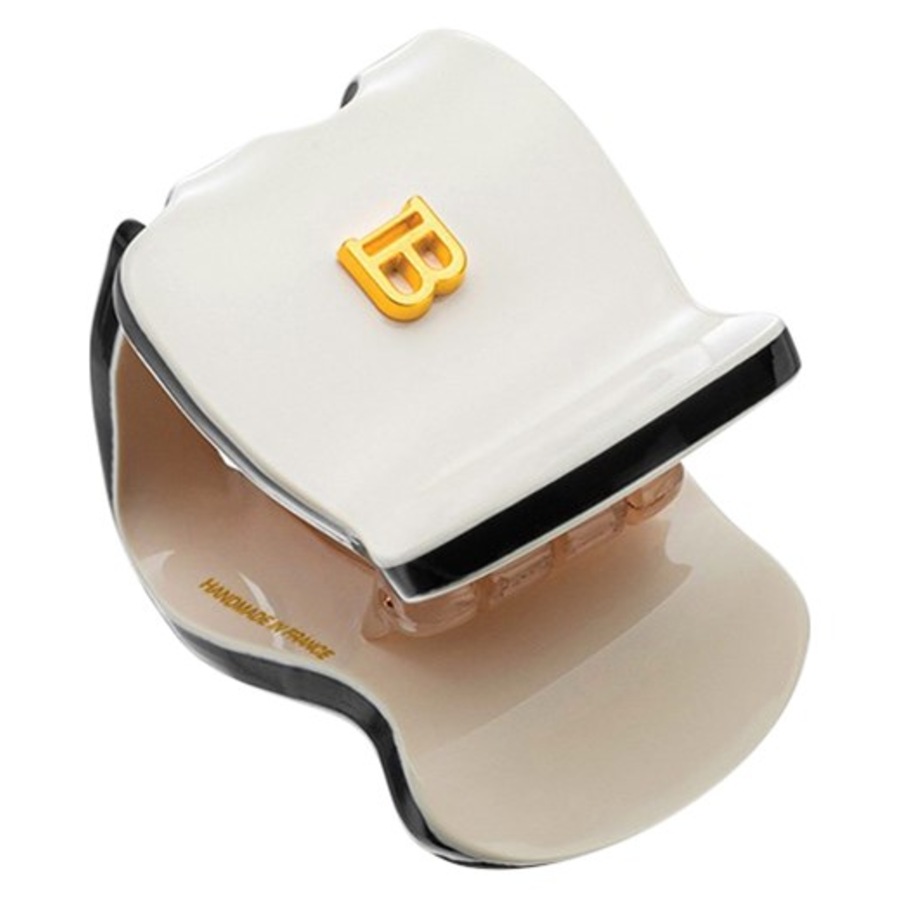 Haarklammern Cellulose Acetate Pince White Von Balmain Hair Couture