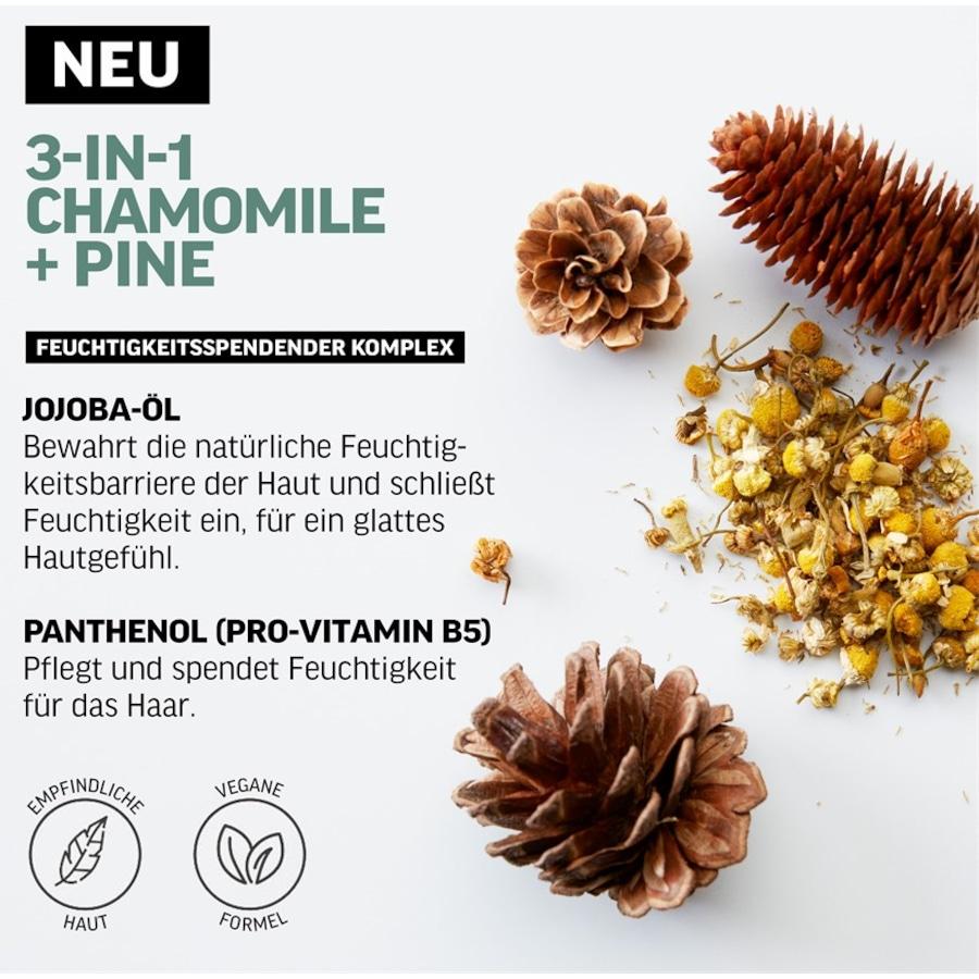 Hair & Body 3-in-1 Chamomile + Pine Shampoo Conditioner And Body Wash Von American Crew