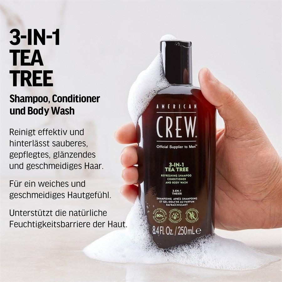 Hair & Body 3-in-1 Tea Tree Refreshing Shampoo Conditioner And Body Wash Von American Crew