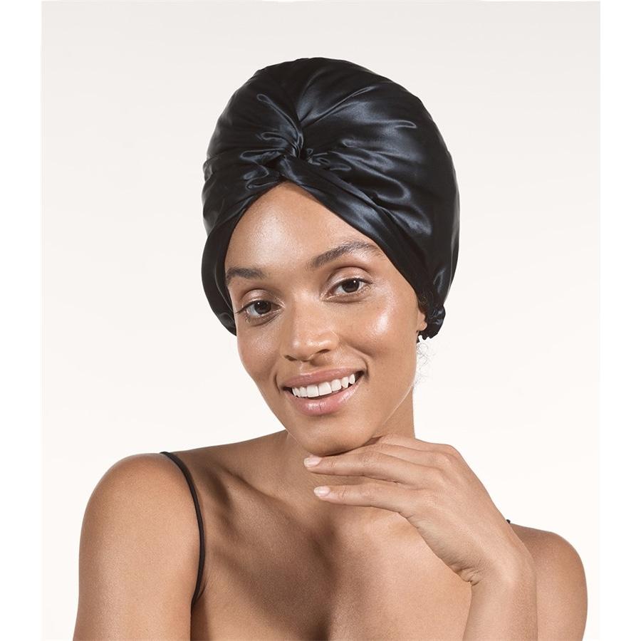 Hair Care Silk Hair Turban Black Von Slip