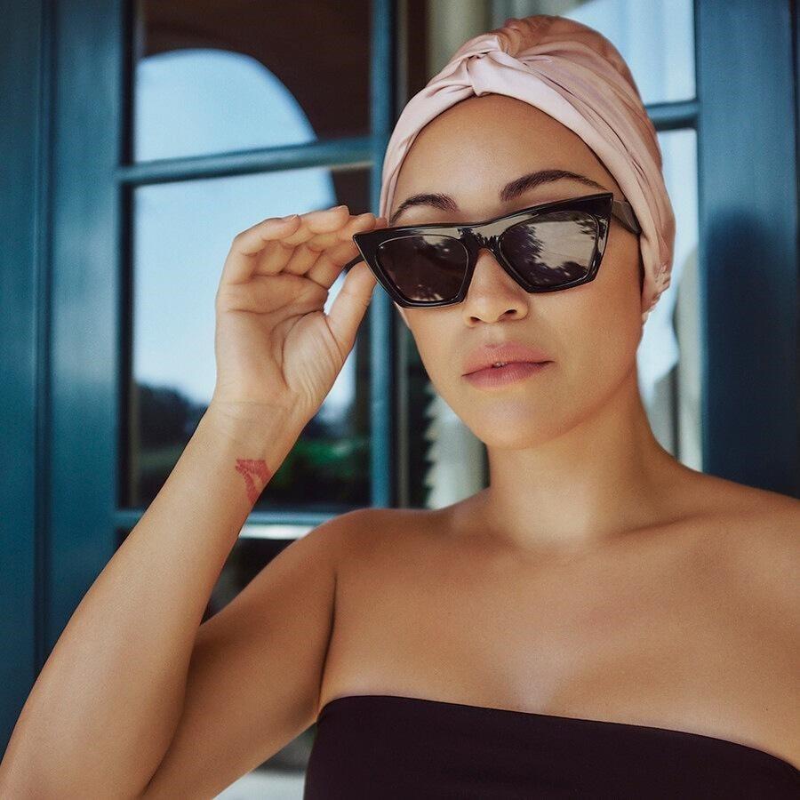 Hair Care Silk Hair Turban Pink Von Slip