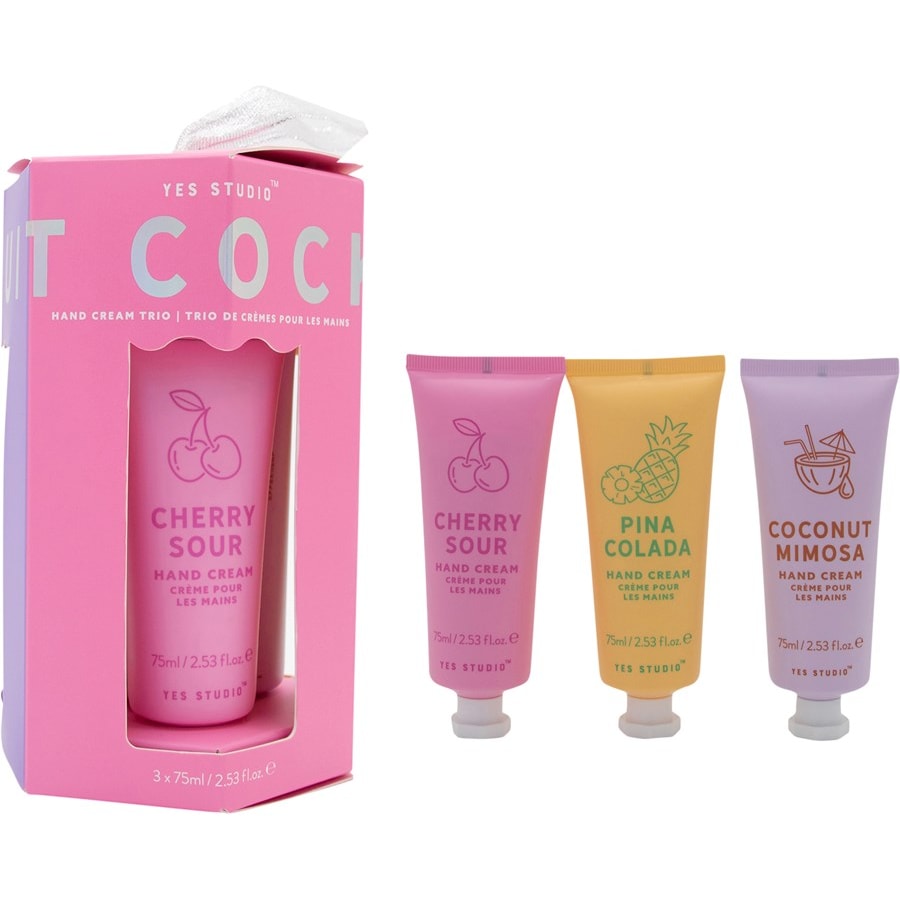Handpflege Fruity Cocktail Hand Cream Trio von Yes Studio