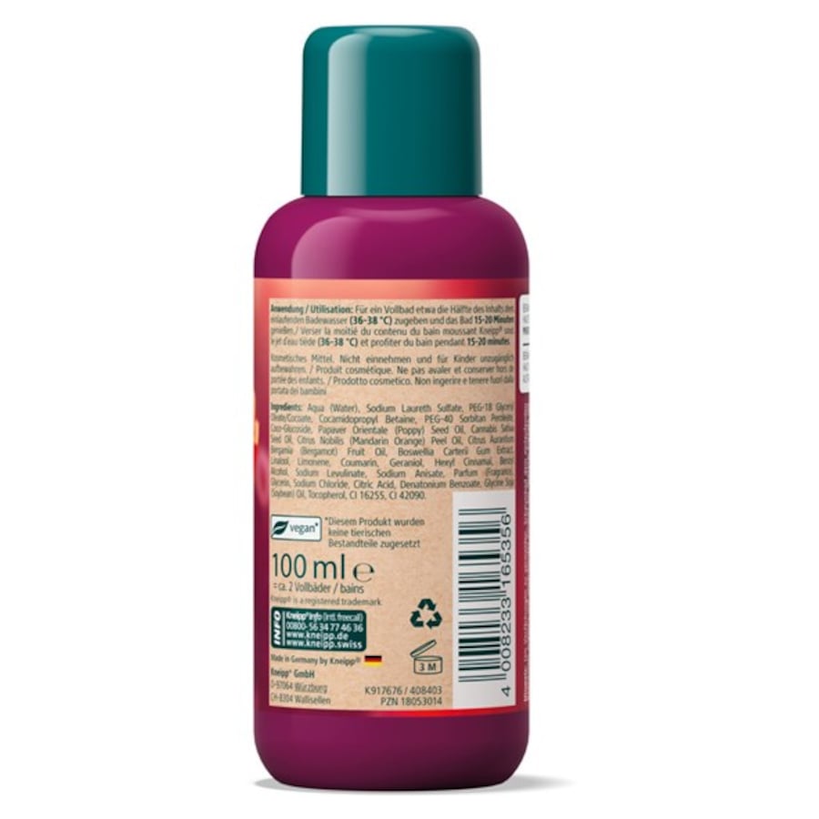 Kneipp Schaum- & Cremebäder Aroma-Pflegeschaumbad Glückliche Auszeit
