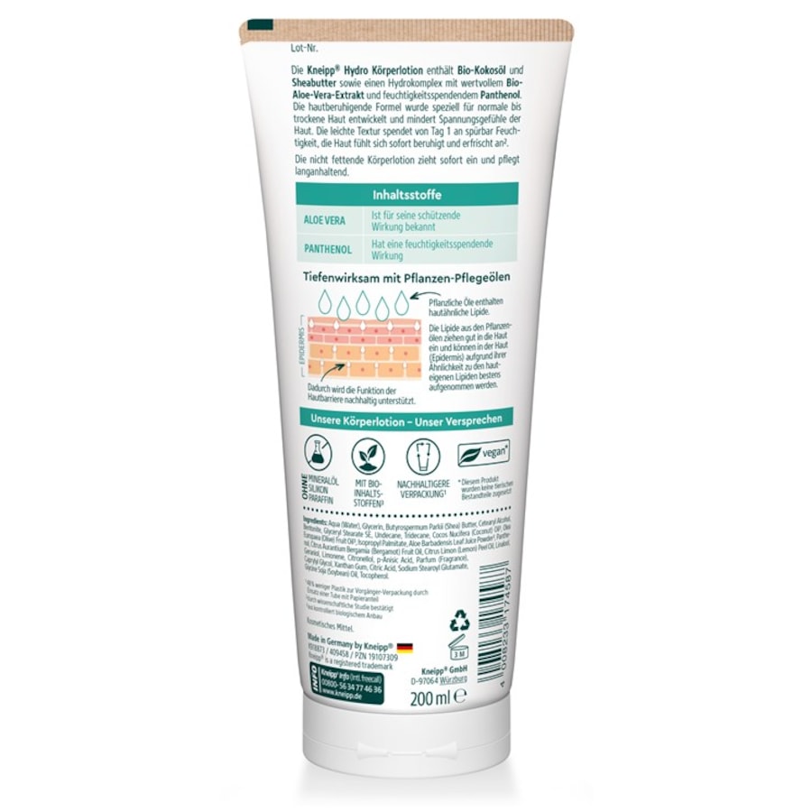 Körperpflege Hydro Körperlotion Von Kneipp