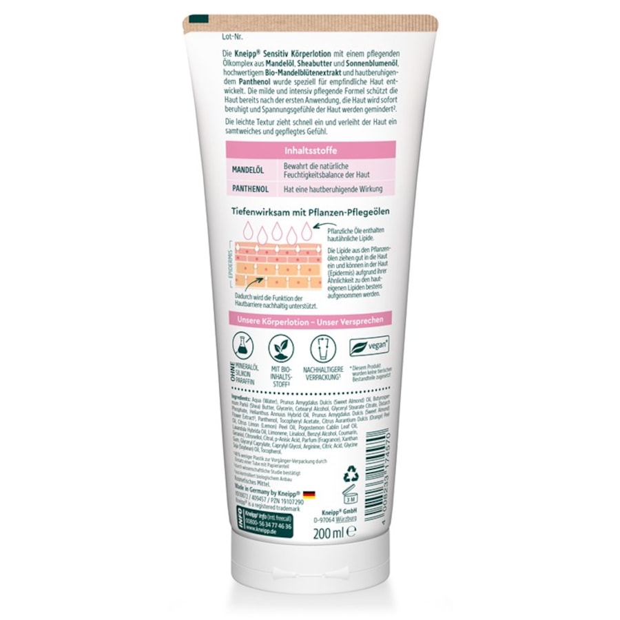 Körperpflege Sensitiv Körperlotion Von Kneipp