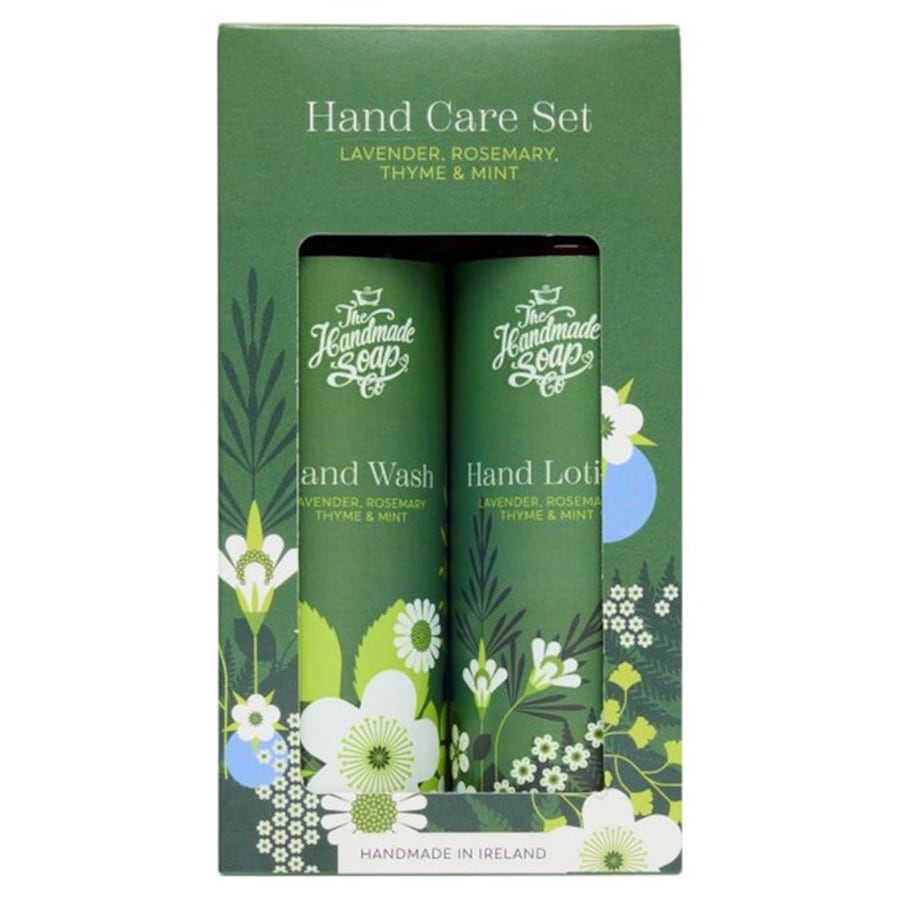 Lavender Rosemary Thyme & Mint Geschenkset Handseife und Handlotion von The Handmade Soap