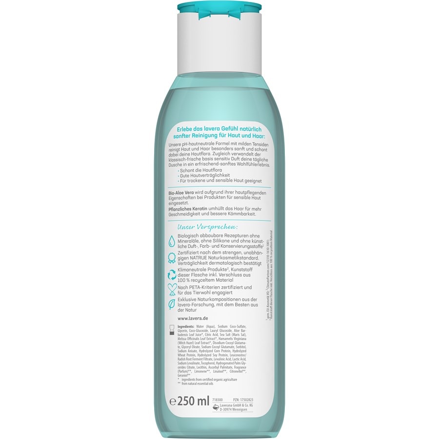 Lavera Pflegedusche 2in1 Bio-Aloe Vera & Pflanzliches Keratin