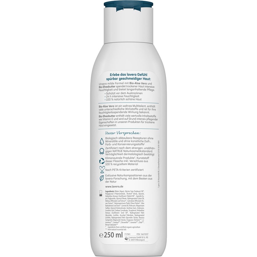 Lavera Reichhaltige Body Milk Bio-Aloe Vera & Bio-Sheabutter