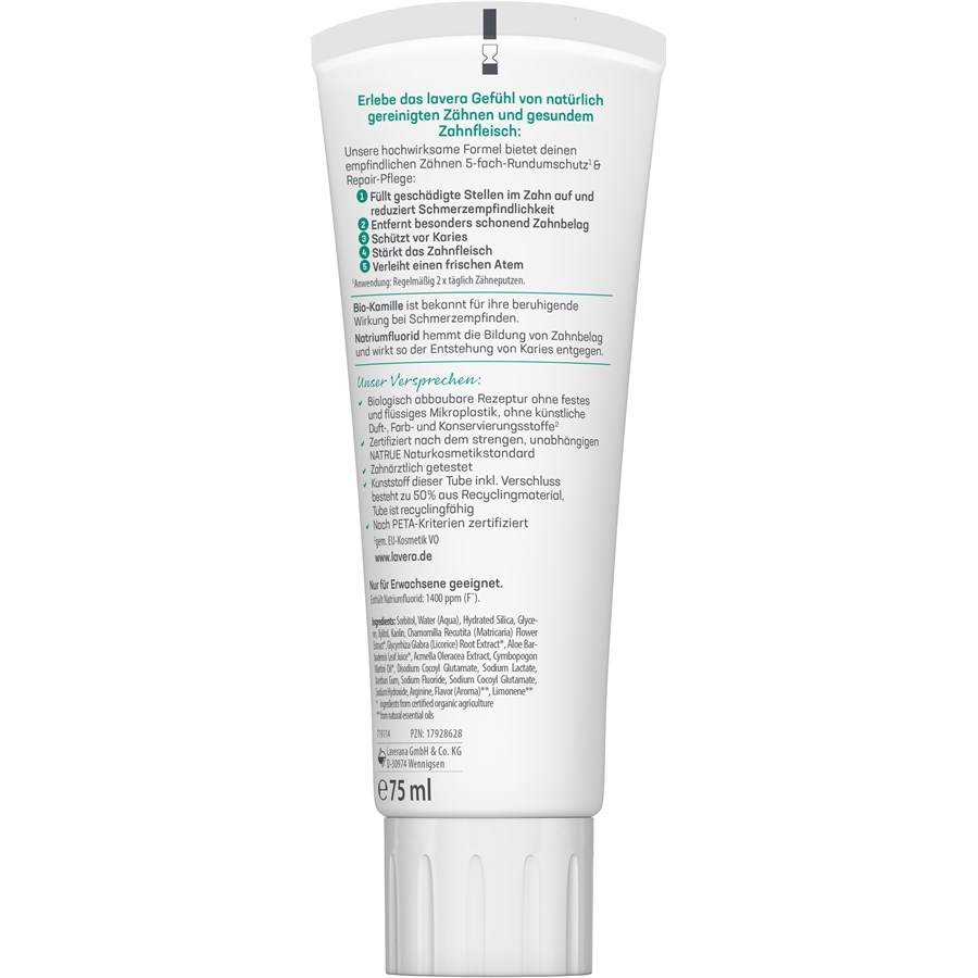 Lavera Zahncreme Sensitive & Repair