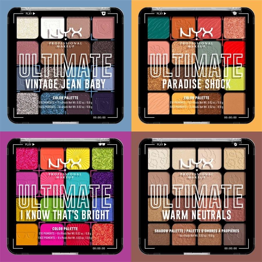 Lidschatten Ultimate Shadow Palette Warm Neutrals Von NYX Professional Makeup