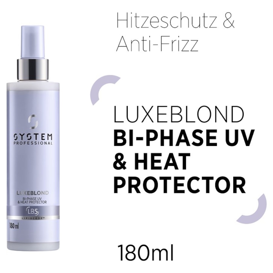 Luxeblond Bi-Phase UV & Heat Protector Von System Professional Lipid Code