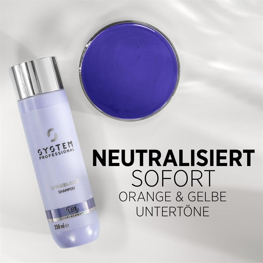Luxeblond Shampoo Von System Professional Lipid Code