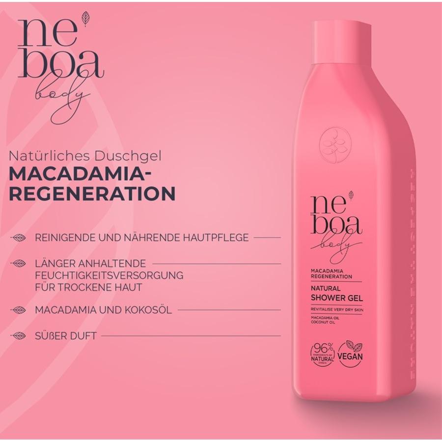 Macadamia Regeneration Natural Shower Gel Very Dry Skin Von Neboa