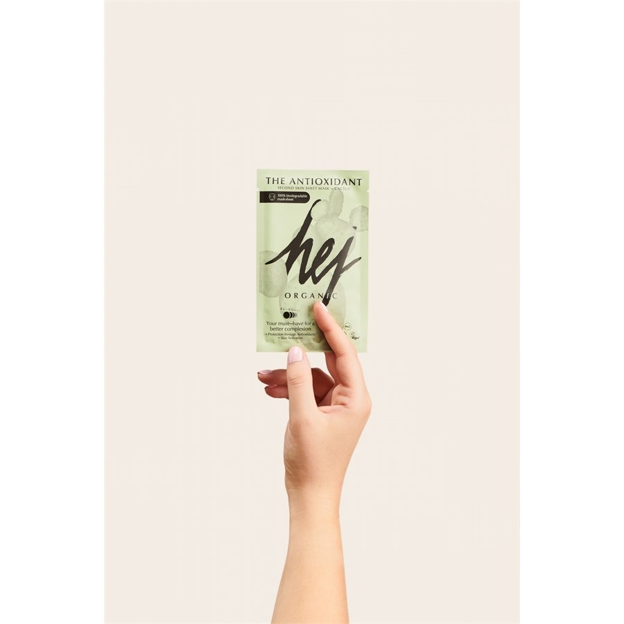Masken & Peelings The Antioxidant Second Skin Sheet Mask Von Hej Organic