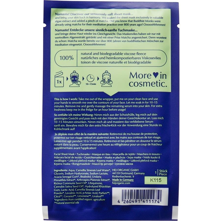 Masken & Peelings The Relaxer Second Skin Sheet Mask Von Hej Organic