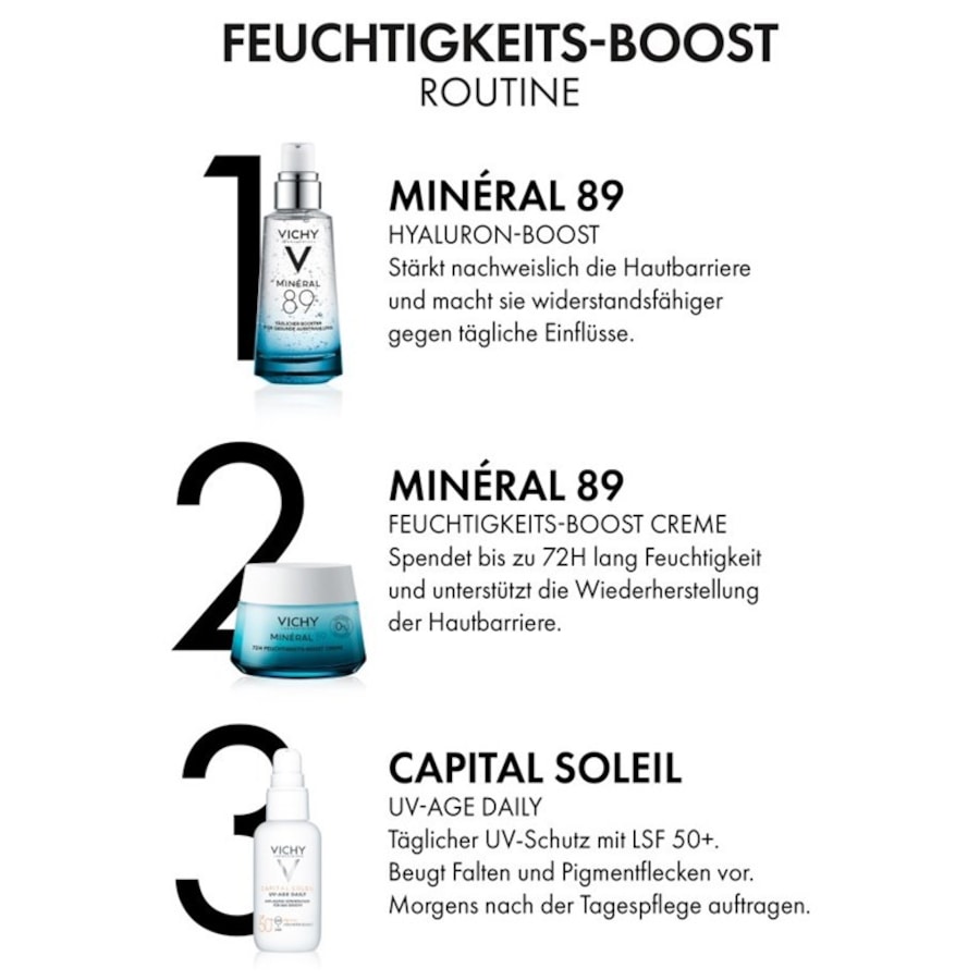 Mineral 89 72H Feuchtigkeits-Boost Für Normale Haut Von VICHY