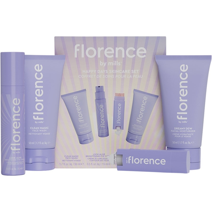 Moisturize Geschenkset Happy Days Skincare Set von florence by mills