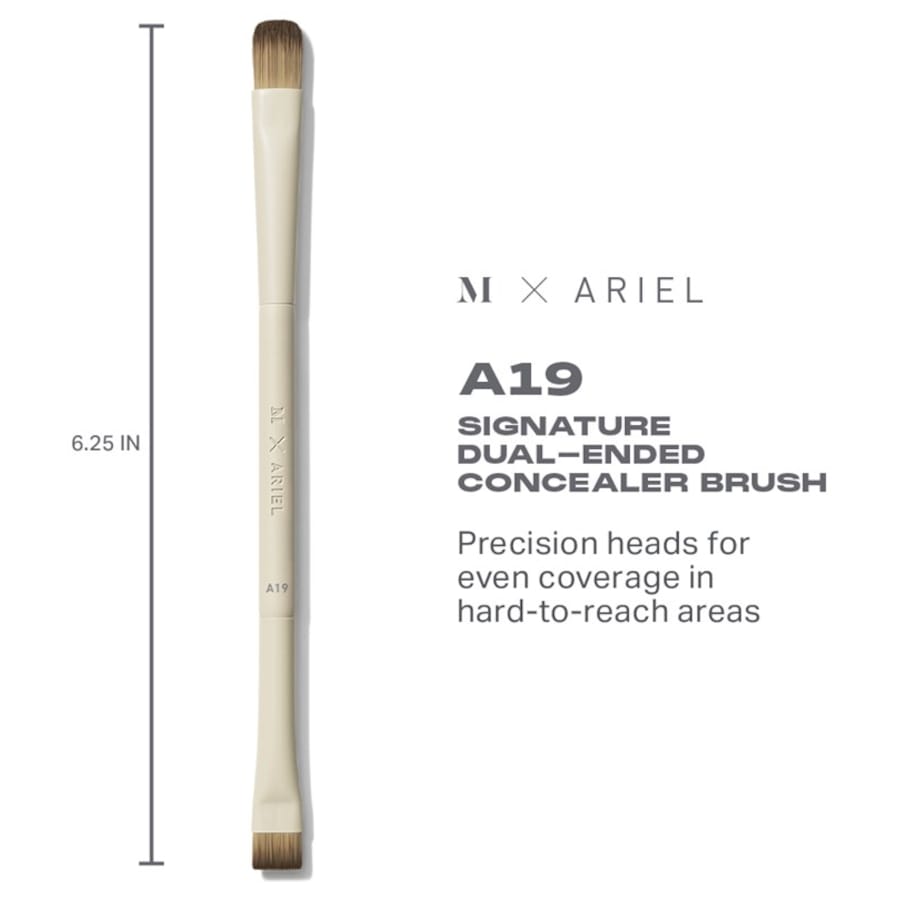 Morphe A19 Signature Duo-ended Concealer Brush M X ARIEL