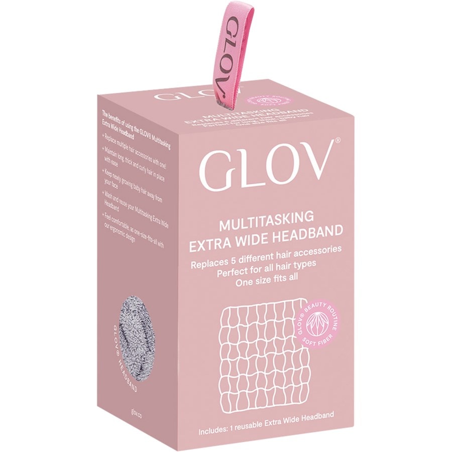 Multitasking Extra Wide Haarband Grey Von GLOV