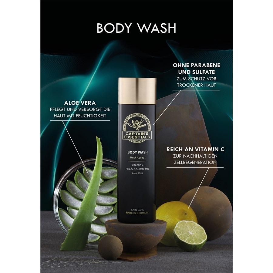 Musk Abyad Body Wash Von Captain's Essentials