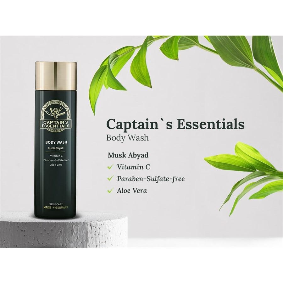Musk Abyad Body Wash Von Captain's Essentials