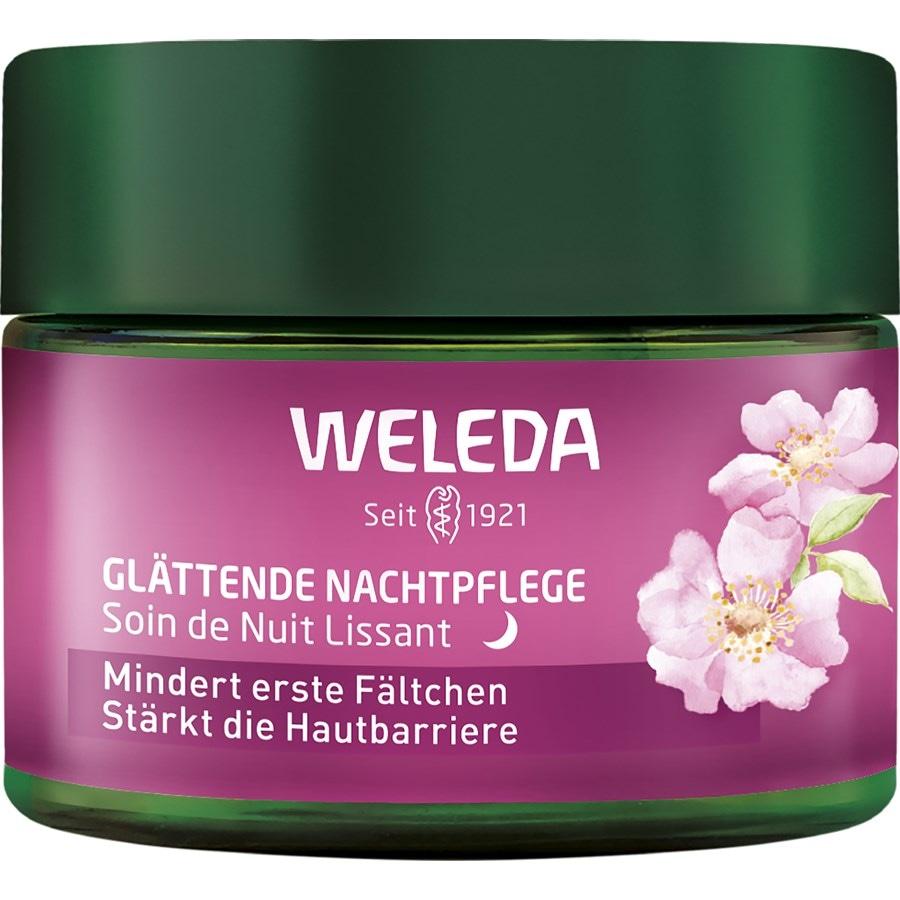 Nachtpflege Glättende Nachtpflege Wildrose & Weisser Tee von Weleda