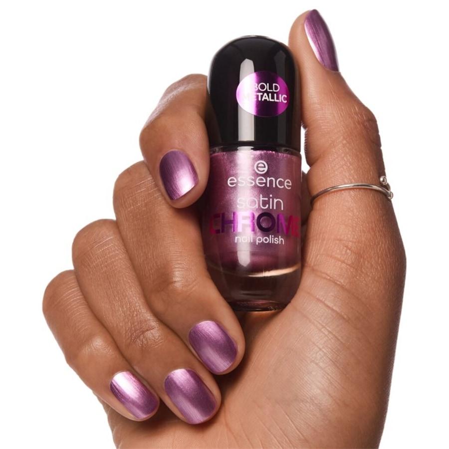 Nagellack Satin CHROME Nail Polish Von Essence