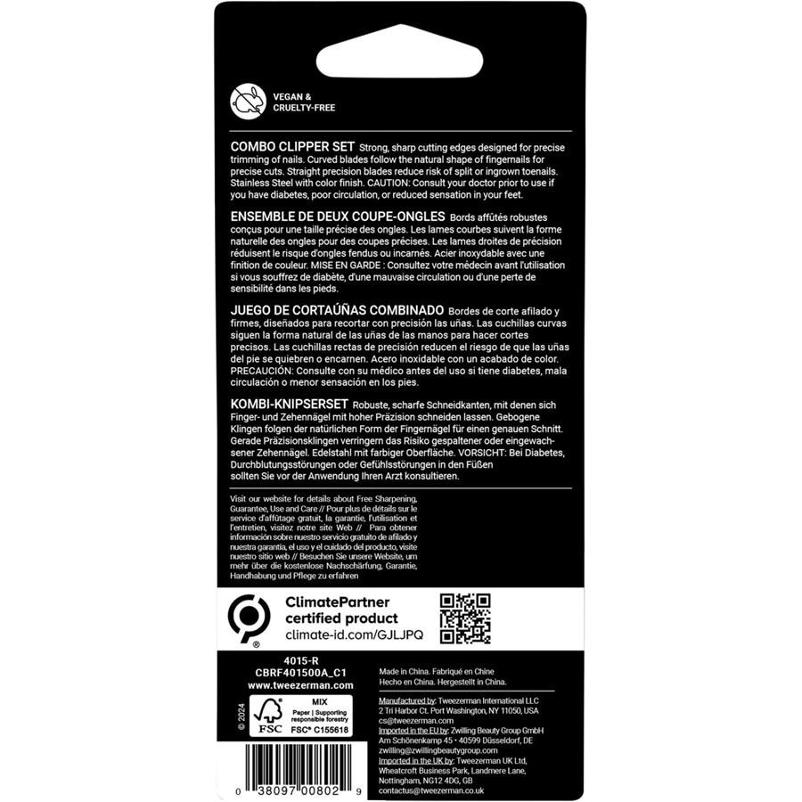 Nail Care Combo Clipper Set - Nagelknipser Von Tweezerman