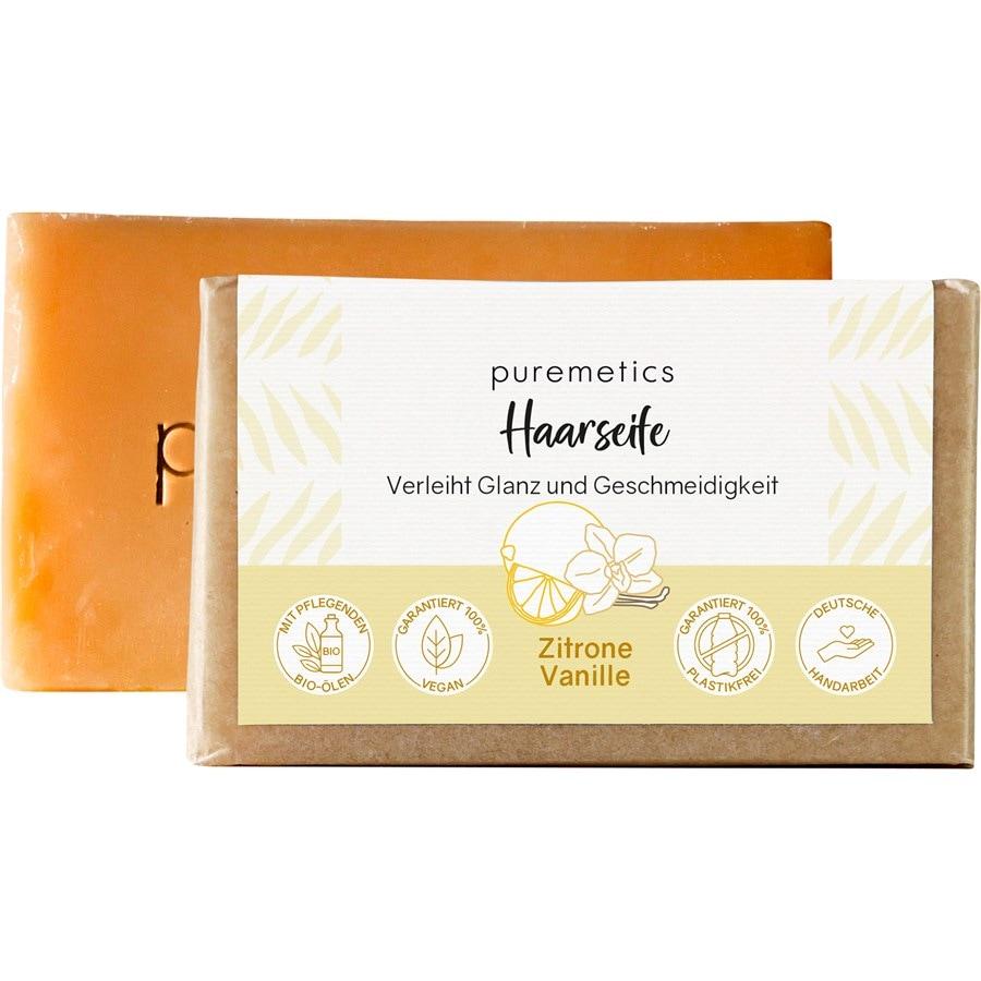Natur-Seifen Haarseife Zitrone Vanille von puremetics