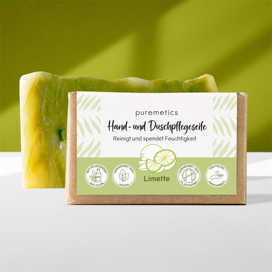 Natur-Seifen Hand- Und Duschpflegeseife Limette Von Puremetics