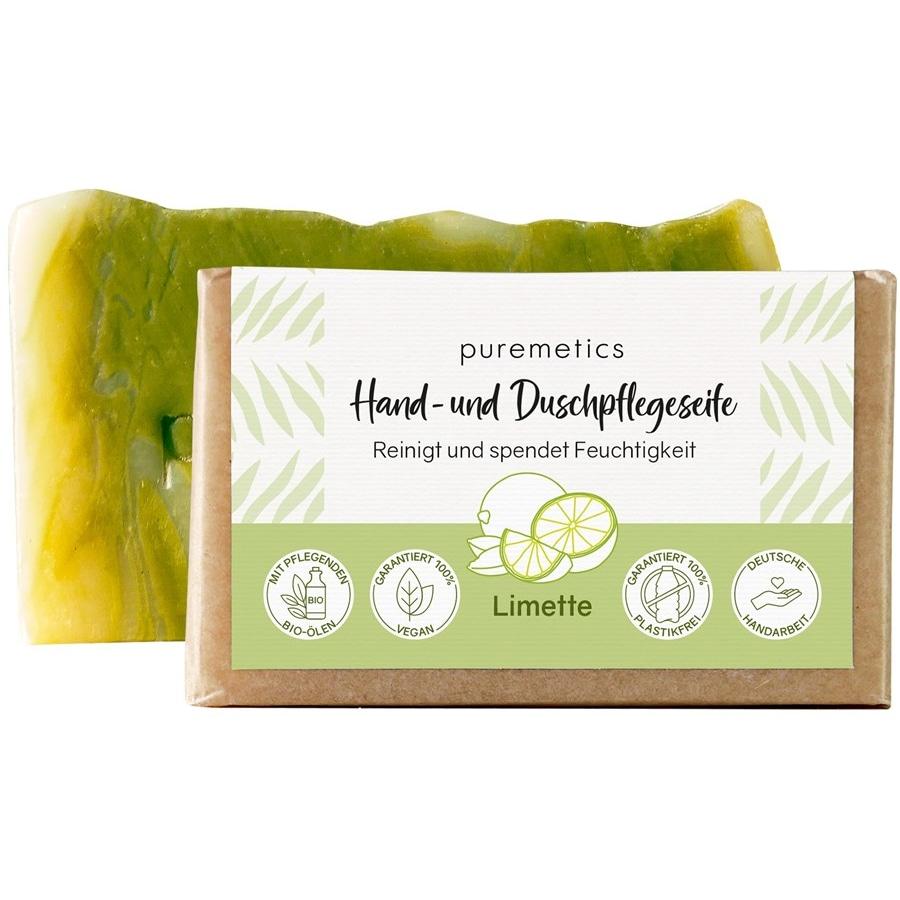 Natur-Seifen Hand- und Duschpflegeseife Limette von puremetics