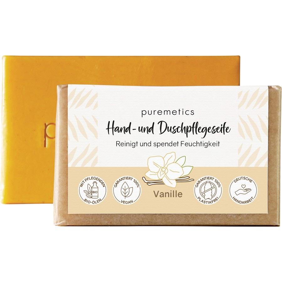 Natur-Seifen Hand- und Duschpflegeseife Vanille von puremetics